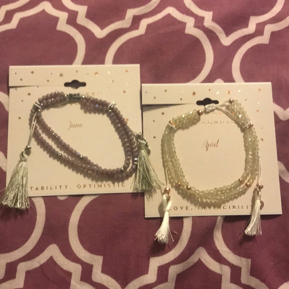 Lauren Conrad Tasseled Slipknot Bracelets